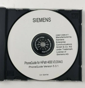 Siemens PhoneGuide Version 5.3.1. für HiPath 4000 V.3.0/4.0 - Bild 1 von 3