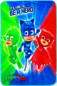 NEW MINK SOFT PJ MASKS BEDDING KIDS BLANKET WINTER BOYS GIFTS GIFT 100x150CM - Picture 1 of 2