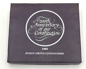 Boker Solingen limited edition 200th Anniversary of our Constitution knife - Picture 1 of 11