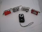 Lot of 5 Cameras AS-IS for parts or repair, Canon Nikon Olympus.