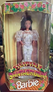 Mattel/Richwell 1997 Philippinen Santacruzan Justice Barbie #9904 NRFB - selten - Bild 1 von 5