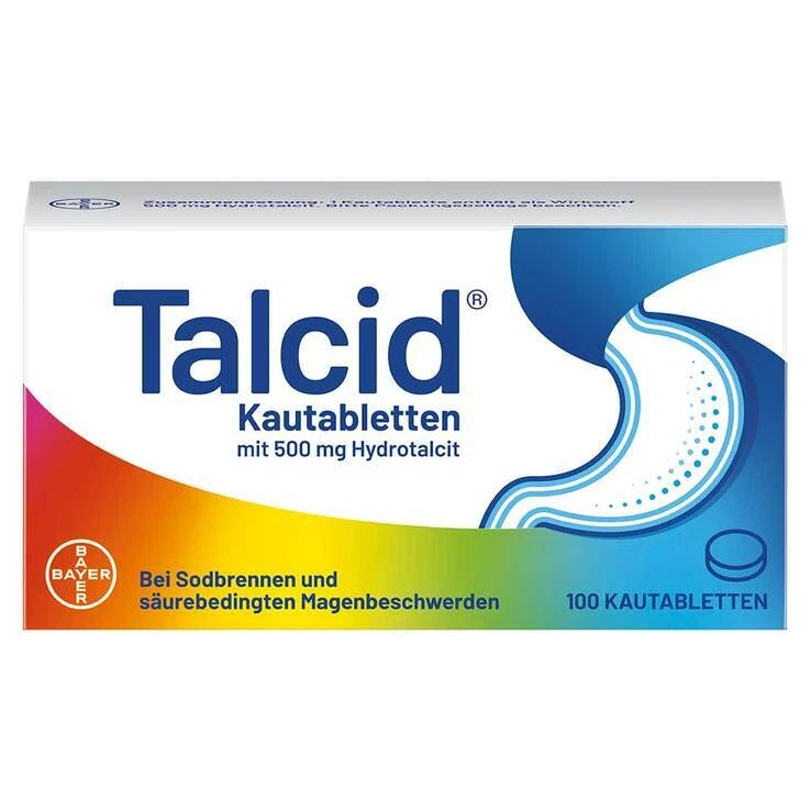 Talcid Kautabletten · 100 St · PZN 01921682 - Bild 1 von 1