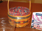 Longaberger 1997 Inaugural Basket Combo-4 LIners