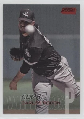 2018 Topps Stadium Club Red Foil Carlos Rodon #16 - Image 1 of 2