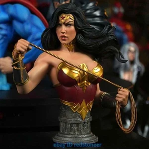 Busto de Mujer Maravilla Estatua 1/4 Pintado Diana Príncipe Gal Gadot Figura Colección - Imagen 1 de 10