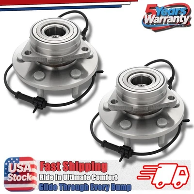 For 2003 2004 2005 GMC Savana 2500 Front Wheel Hub & Bearings Assembly Set of 2 - Изображение 1 из 4