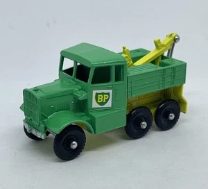 Camión de naufragio vintage Lesney Matchbox 64 Scammell color inverso personalizado BP. - Imagen 1 de 6