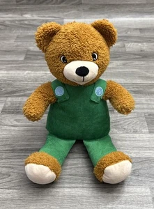 Cord Teddybär Plüschtier von Kohls Cares in grünem Overall - weich & kuschelig 14 Zoll - Bild 1 von 4