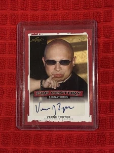 2014 Leaf Pop Century Signatures "Mini Me" Verne Troyer Auto /5 Red Rare!! Offer - Picture 1 of 6