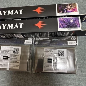MTG Arisen Nightmare Liliana of the Veil Sleeves 100pcs playmat set of 4 - Picture 1 of 2