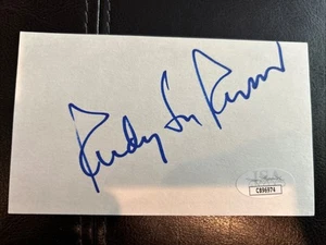 Signierte Rudy LaRusso (NBA) Note Card JSA zertifiziert - Bild 1 von 1