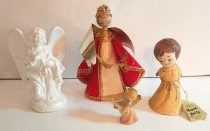 4 Vintage Angel Christmas Lot, nice collection, see photos. - Picture 1 of 13