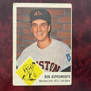 1963 Fleer Set BOB ASPROMONTE #37 HOUSTON COLTS COLT .45s - VG - Picture 1 of 2