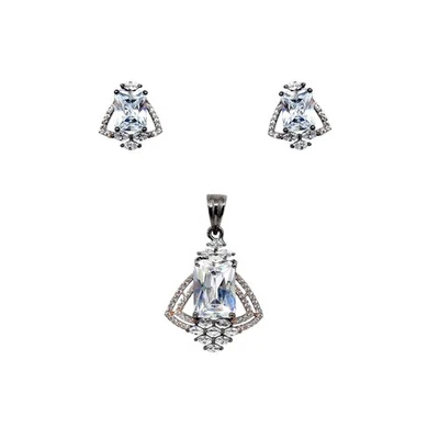 Orecchini pendenti da donna stupendo argento placcato ossidato taglio... - Immagine 1 di 4