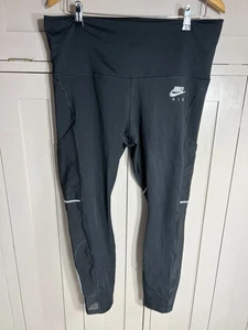 Nike Running Leggings Air Dri Fit 7/8 | Ladies | Black/White | XL | - Picture 1 of 11