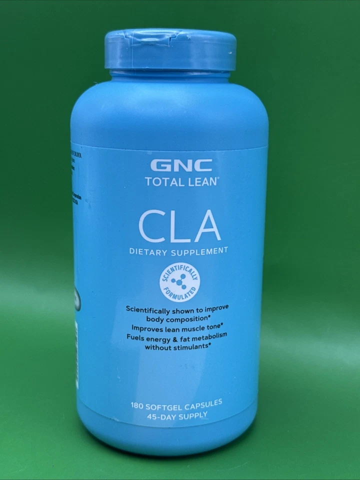 GNC Total Lean CLA 180 Count Stimulant Free Support for Muscle Tone 1/27 - Image 1 of 3