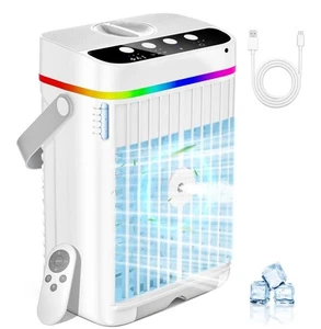 Mobile Klimaanlage, 4 in 1 Mobiles Klimagerät mit Kühlen Nebel - Bild 1 von 4