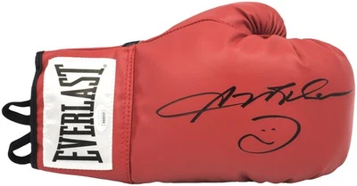 Sugar Ray Leonard Signed Red Everlast Glove Right Handed RH JSA - Image 1 of 4
