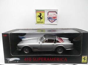 1/18 Hot Wheels Elite Ferrari 410 Superamerica 1956 Silver