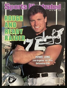 Howie Long Signed Sports Illustrated 7/22/85 No Label Raiders Autograph HOF JSA - Picture 1 of 5