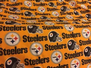 Pittsburgh Steeler NFL Team Sports Yellow Men Football Window curtain valance - Picture 1 of 1
