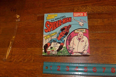 vintage AMAZING SPIDER-MAN SUPER 8 FILM, B&W, KEN FILM #318, KINGPINNED - Image 1 of 2