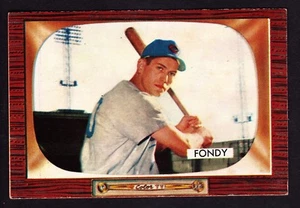 1955 BOWMAN #224 DEE FONDY CUBS - Picture 1 of 1