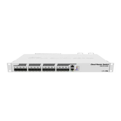 Used Mikrotik CRS317-1G-16S+RM Cloud Router Switch, 16x SFP+, 1x Gbit Lan, Rackm - Image 1 of 2