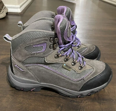 Bota de Senderismo Impermeable Hi-Tec Skamania 9022 Mujer 7.5 Gris/Viola Foto 1 de 4