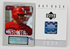 BOBBY ABREU 2004 Upper Deck Classic Portraits Buy Back Autograph Signed 20/63