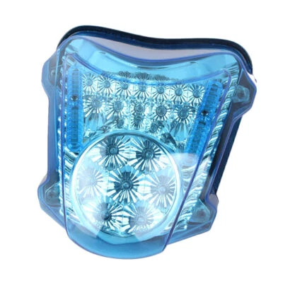 LED Taillight Brake Turn Signal Blue Cover For Suzuki Hayabusa GSX1300R 2008-13 Foto 1 de 4