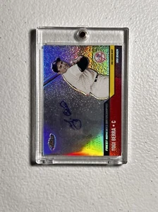 2002 TOPPS FINEST MOMENTS Yogi Berra AUTOGRAPH YANKEES - Picture 1 of 2