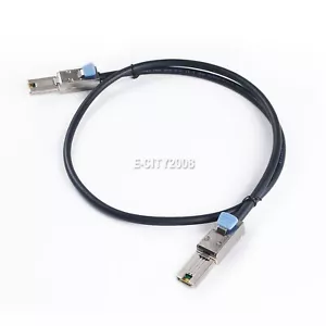 External Mini SAS SFF-8088 to SFF-8088 26P Cable 1m for Adaptec RAID 52445 2045 - Picture 1 of 12