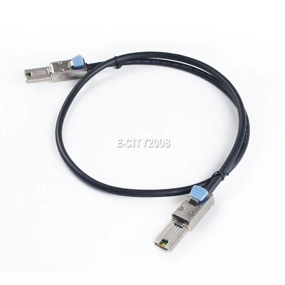 External Mini SAS SFF-8088 to SFF-8088 26P Cable 1m for Adaptec RAID 52445 2045 - Image 1 of 4