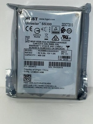 HGST Ultrastar SS300 400GB SAS SSD Drive HUSMM3240ASS201 - Image 1 of 4
