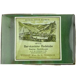 Etichetta vino biglietti vuoti Mosel-Saar-Ruwer 1972 Bernkasteler Badstube Riesling - Foto 1 di 10