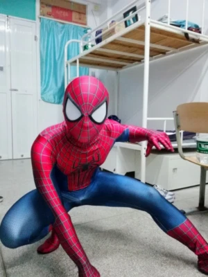 The Amazing Spiderman Cosplay Mono TASM2 Traje Disfraz Adulto Niños Halloween Foto 1 de 4
