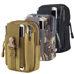 Taktische Handy Tasche Hülle Armee Taille Holster mit Gürtel Molle Schlaufe Halter USA - Bild 1 von 29