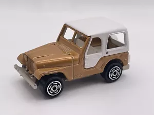Jeep CJ-7 Majorette Nº268 '80 en marrón metálico con techo 3 pulgadas 1/64 PERFECTO ESTADO - Imagen 1 de 2