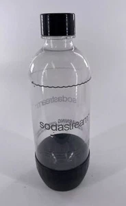 SodaStream Black Bottle with Cap 1L 0.89QT Carbonating Water Bottle Soda Stream - Picture 1 of 9