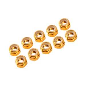 Ultimate RC 3mm Gold Aluminium Stoppmutter selbstsichernd (10) - Picture 1 of 1