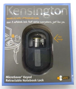 (((NEW )))) Kensington Microsaver Keyed Retractable Notebook Lock A1021A - Picture 1 of 2