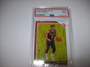 2018-19 Panini Hoops #250 Trae Young Atlanta Hawks novato PSA 9 como nuevo envío gratuito - Imagen 1 de 4