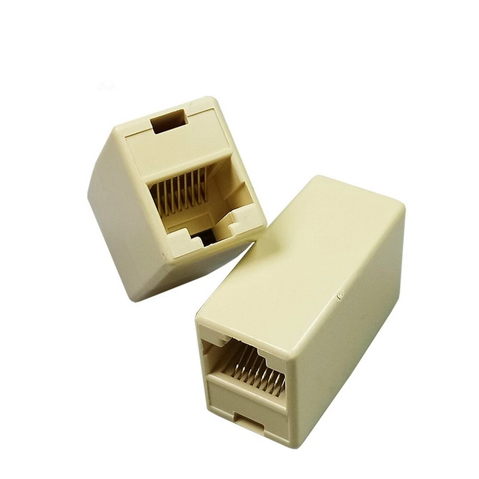 ADATTATORE ACCOPPIATORE RJ-45 PROLUNGA CAVO DI RETE LAN ETHERNET UNISCI CAVO LAN - Immagine 1 di 4