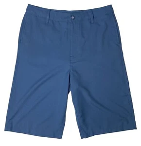 UNDER ARMOUR YOUTH GARCONS 3 POCKET CHICO LIGHT BLUE FLAT FRONT SHORTS A46 - Picture 1 of 3