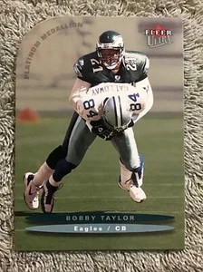 2003 Fleer Ultra BOBBY TAYLOR Platinum Medallion Parallel #/100 Eagles - Imagen 1 de 5