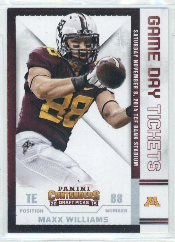 2015 Panini Contenders Draft Picks Game Day Tickets #87 Maxx Williams NM-MT - Image 1 of 1