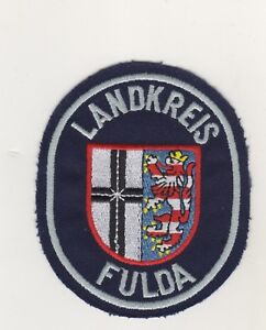 Feuerwehr Uniform Aufnäher Patch Landkreis Fulda