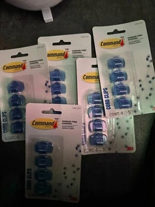 Comando strisce cordoncino trasparenti blu lotto 5 - Foto 1 di 1