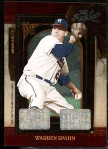 Warren Spahn Card 2008 Prime Cuts Dual Materials #94 - Picture 1 of 2